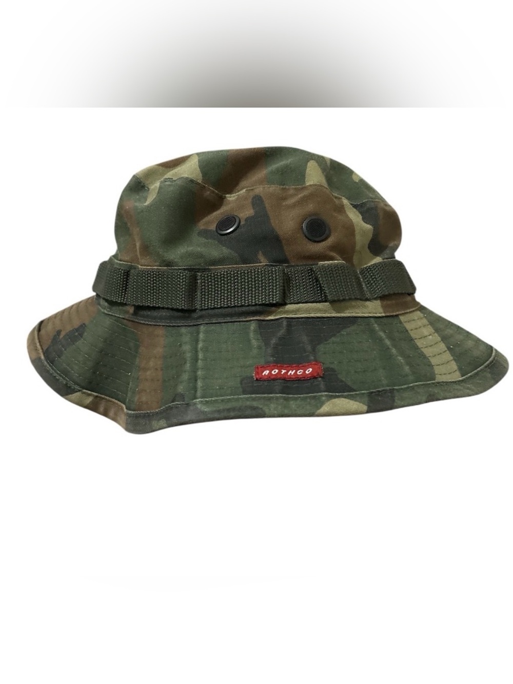 Rothco' Camo Boonie Hat Size 7 1/2- Green Woodland